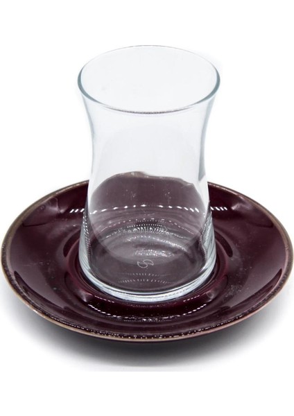 12 Parça Beyza Çay Seti Mürdüm