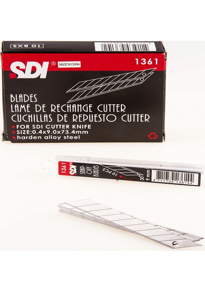 Sdi 1361 Maket Bıçağı Yedeği Dar 100 Lü (1 Paket 100 Adet)