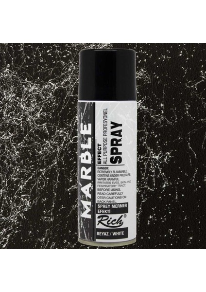 Rich Sprey Boya Mermer Efekti 200 ml Beyaz 11370