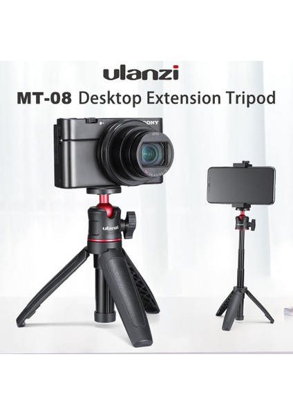 Mt-08 Mini Ayarlanabilir Masaüstü Tripod