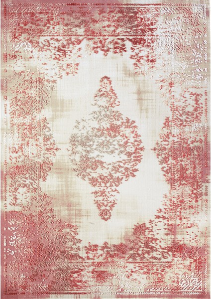 Bambu Serisi Yeni Model Dokuma Taban Saçaklı Dekoratif Halı 100 x 140 cm BAMBU-1013