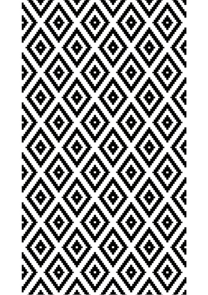 Dokuma Taban Yeni Model Dekoratif Saçaklı Halı 80 x 140 cm K-149