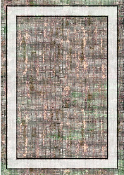 Dokuma Taban Yeni Model Dekoratif Saçaklı Halı 80 x 140 cm MS-0028