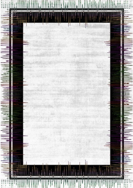 Dokuma Taban Yeni Model Dekoratif Saçaklı Halı 80 x 140 cm MS-0046