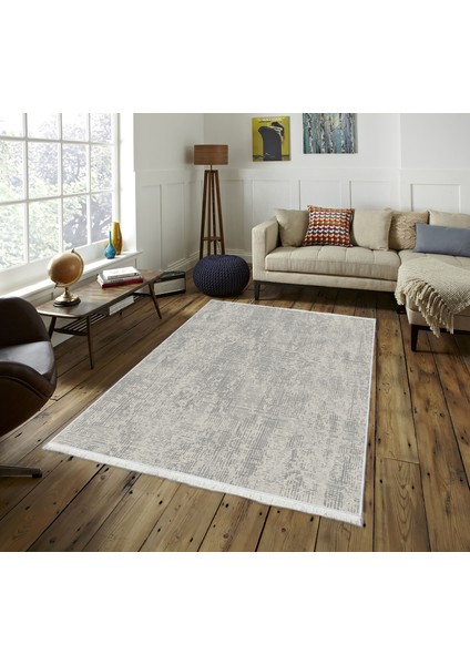 Dokuma Taban Yeni Model Dekoratif Saçaklı Halı 80 x 140 cm MS-0051
