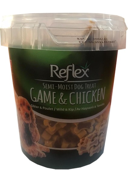 Semi-Moist Av Hayvanlı Tavuklu Köpek Ödülü 500 gr