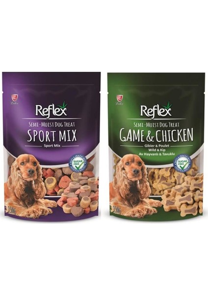 Semi Av Hayvanlı ve Reflex Sport Mix Köpek Ödülü 150 gr