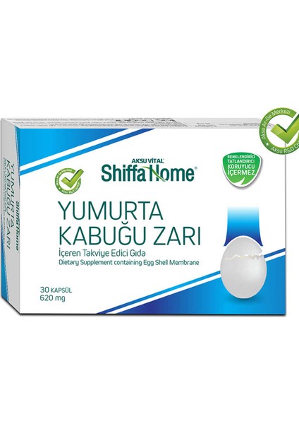 Yumurta Kabuğu Zarı 620 mg 30 Kapsül