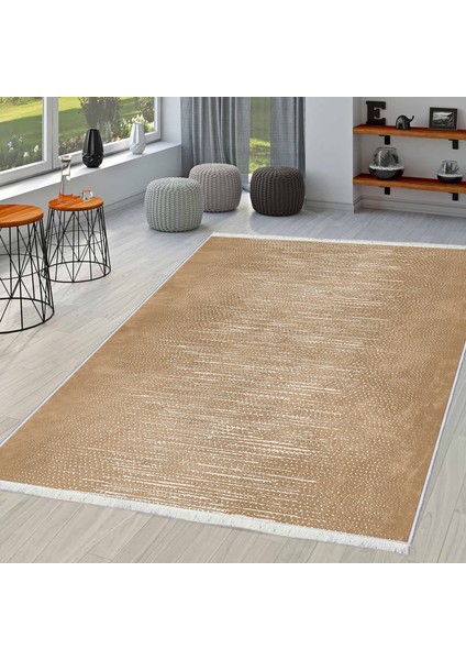 Dokuma Taban Yeni Model Dekoratif Saçaklı Halı 80 x 140 cm Ms-02