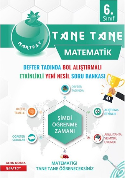 6. Sınıf Yeşil Defter Tadında Tane Tane Matematik