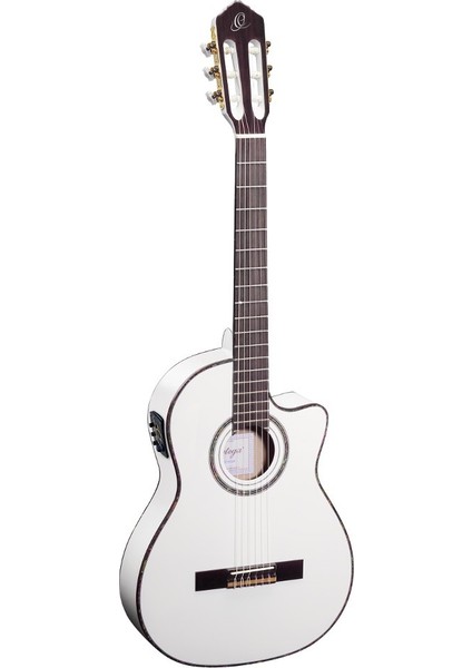 RCE145WH Thinline Elektro Klasik Gitar (Beyaz)