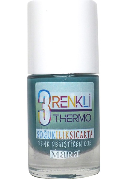 Thermo 3 Renkli Oje Deniz Kum Güneş Temalı 3 Renk 10 ml Yaz Neşesi