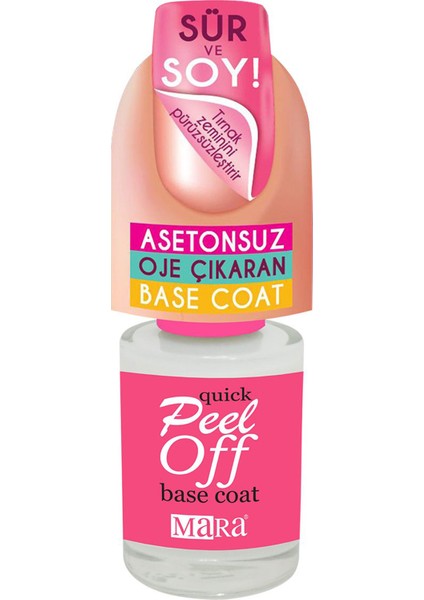 Peel-Off Base Coat