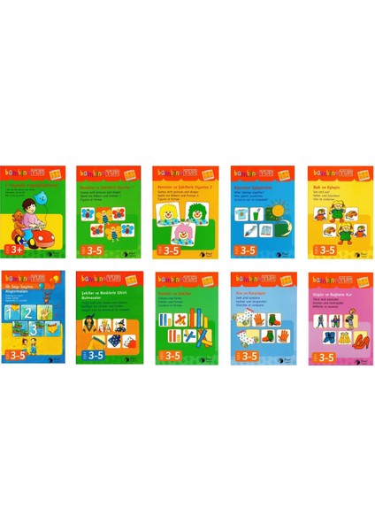 Bambinoyup 3-4 Yaş Paketi-1 (20 Kitapçık + Kontrol Aracı) modelleri