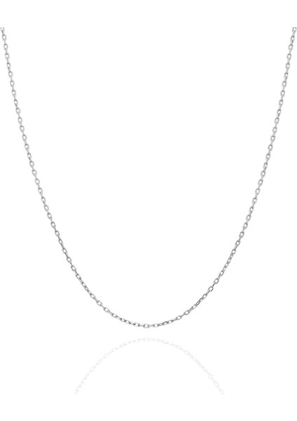 45 cm Uzunluğunda Düz Zincir Altın Kolye