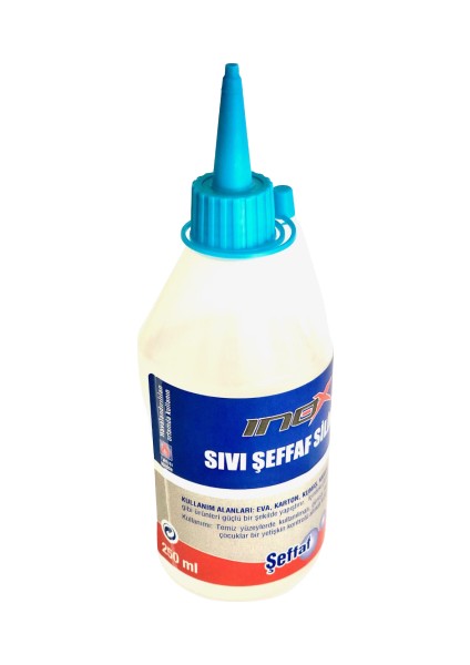 İnox Sıvı Şeffaf Silikon Yapıştırıcı 250 ml Tekli