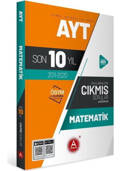 AYT Matematik Son 10 Yıl Konularına Göre Tamamı Çözümlü Çıkmış Sorular