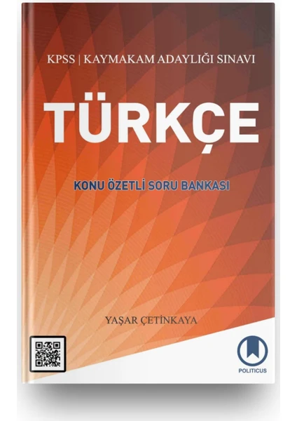 Politicus Yayınları Türkçe Konu Özetli Soru Bankası