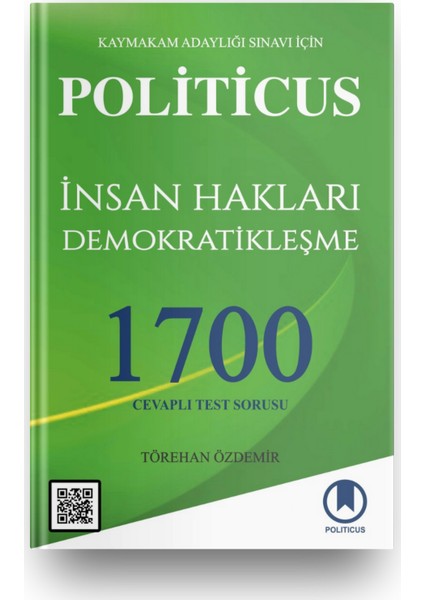 Insan Hakları Demokratikleşme 1700 Cevaplı Test Sorusu