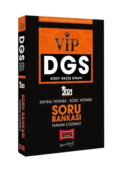 Yargı Yayınevi DGS VIP Sayısal Sözel Yetenek Tamamı Çözümlü Soru Bankası