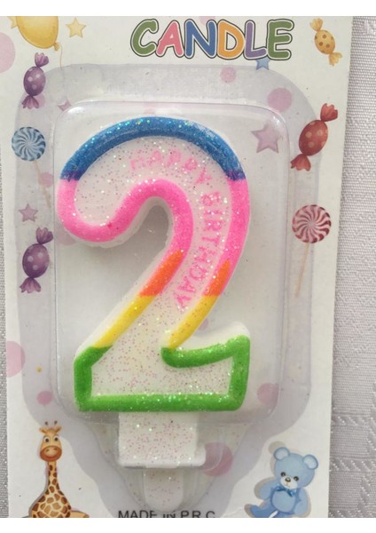 Unicorn Folyo Balon Seti ve 2 Yaş Rakam Mum fiyatları