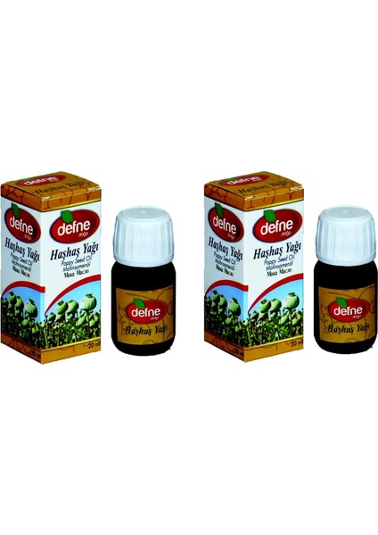 Haşhaş Yağı 20 ml 2'li