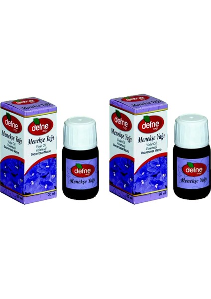 Defne Doğa Menekşe Yağı 20 ml 2'li