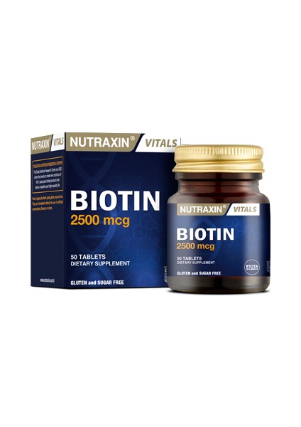 Biotin Içeren Takviye Edici Gıda 50 Tablet