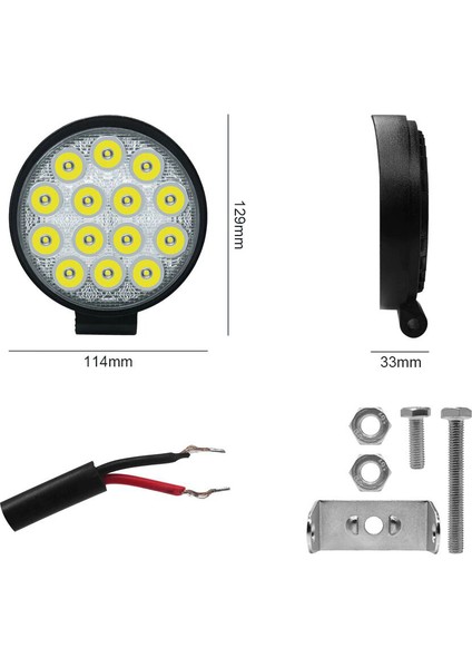 Catalina 42W 14 Ledli Süper Ince Off Road Sis Farı Takımı indirimleri