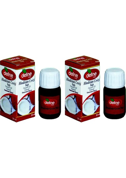 Hindistan Cevizi Yağı 20 ml 2'li