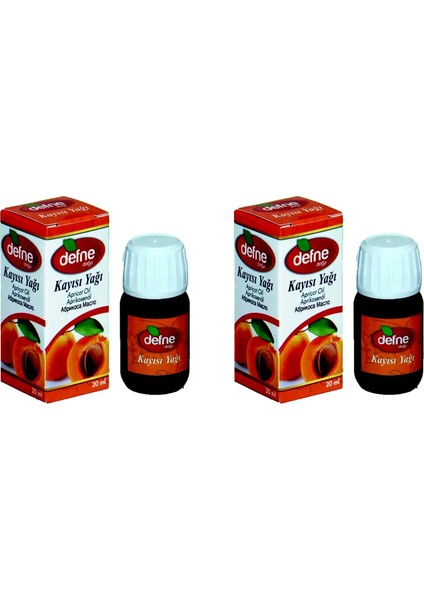 Defne Doğa Kayısı Yağı 20 ml 2'li