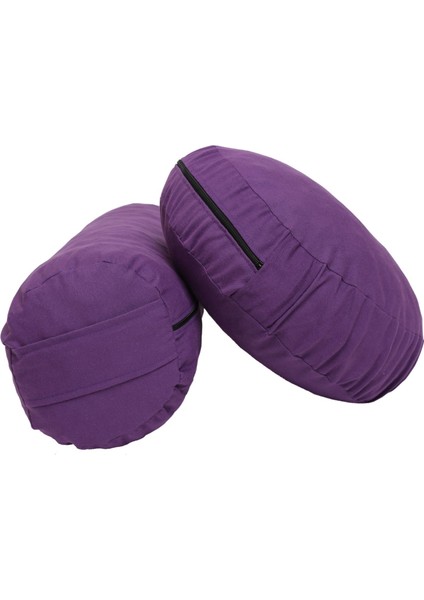 Meditasyon Minderi + Bolster Minderi 2'li Set Duck Kumaş + 2'li Ahşap Yoga Blok fiyatları