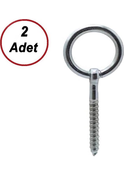 Halkalı Vida 10 mm (2 Adet)