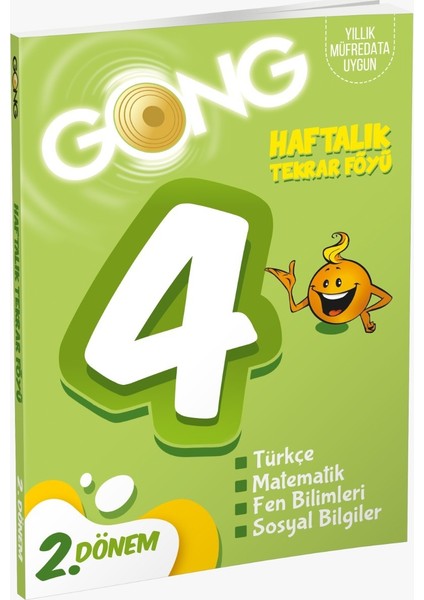 Gong 4. Sınıf 2. Dönem Haftalık Tekrar Föyü