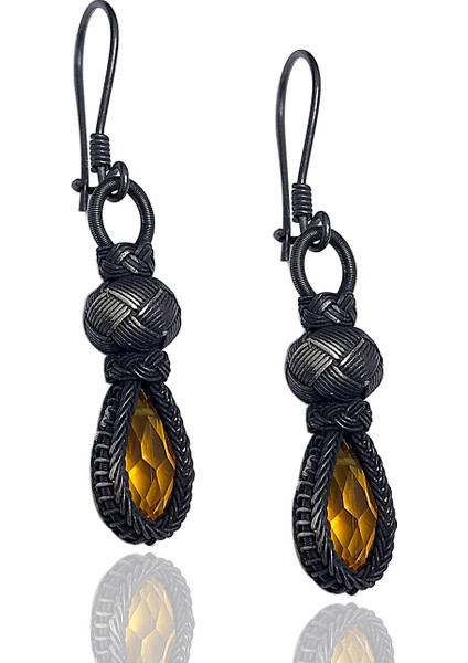 1000 Ayar Kazaziye Kadın Gümüş Küpe