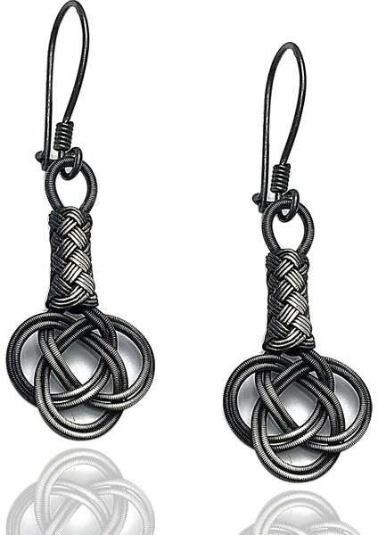 1000 Ayar Kazaziye Kadın Gümüş Küpe