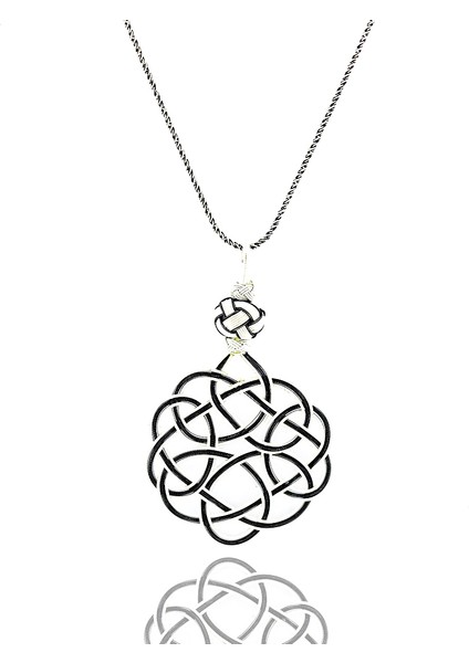 1000 Ayar Kazaziye Kadın Gümüş Kolye