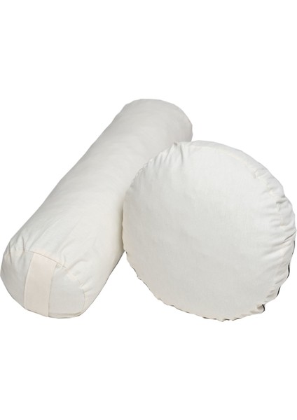 Meditasyon Sandalyesi + Meditasyon Minderi + Yoga Bolster Minderi 3'lü Set Duck Kumaş