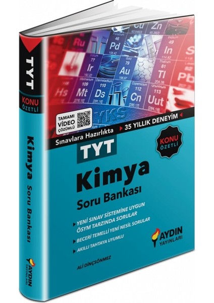 Aydın Yayınları TYT Kimya Konu Özetli Soru Bankası