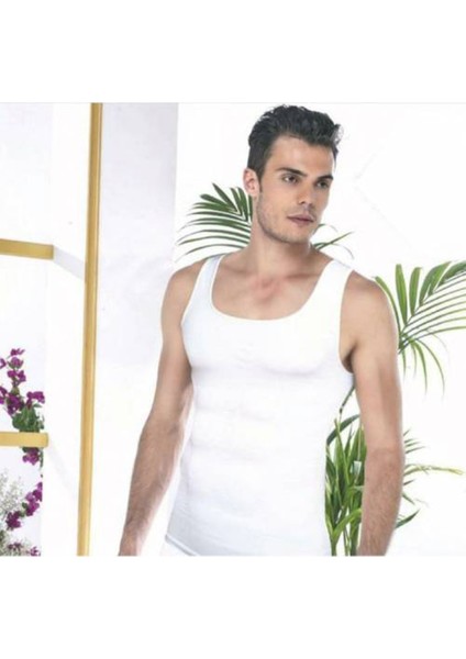 Malabadi Extra Erkek Kolsuz 2'li Atlet Beyaz 090