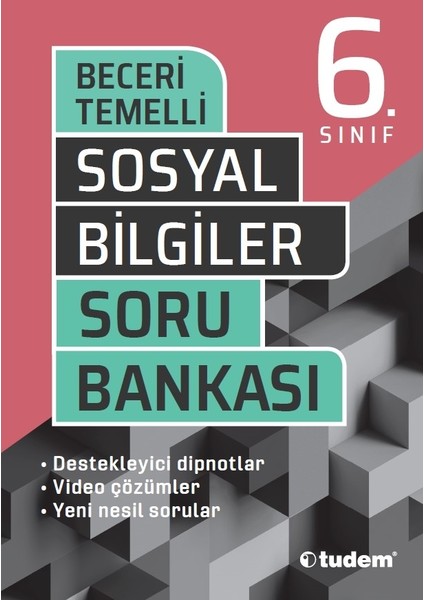 Tudem Yayınları 6. Sınıf Sosyal Bilgiler Beceri Temelli Soru Bankası