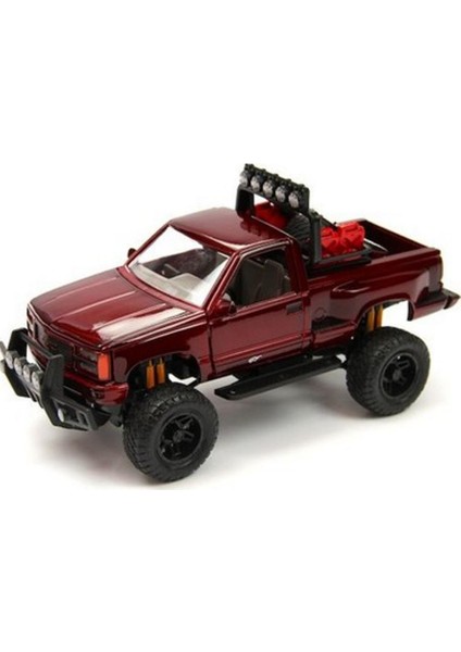 1:24 Die-Cast Arazi Aracı Kamyonet - Bordo