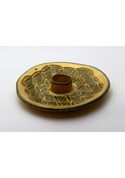 Vivusin El Yapımı Yaşam Çiçeği Seramik Palo Santo Tütsülük