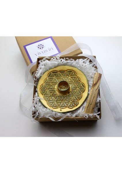 Vivusin El Yapımı Yaşam Çiçeği Seramik Palo Santo Tütsülük fırsatları