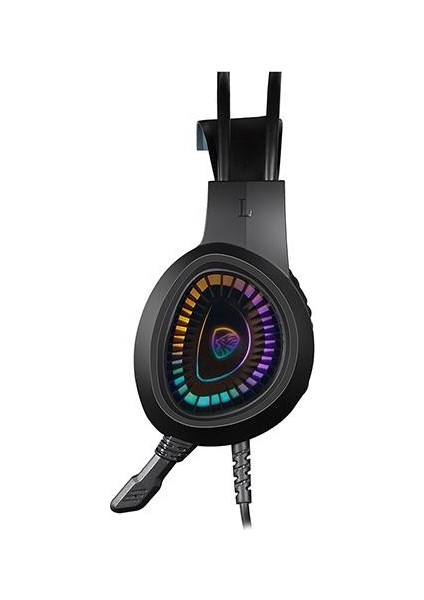 HY-G3 Eagle 7.1 USB Surround RGB Ledli Mikrofonlu Kulaklık Siyah