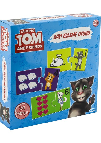 Konuşan Kedi Tom Sayı Eşleme Oyunu