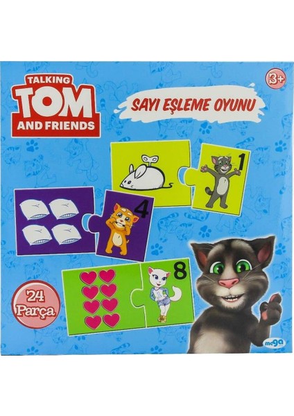 Konuşan Kedi Tom Sayı Eşleme Oyunu