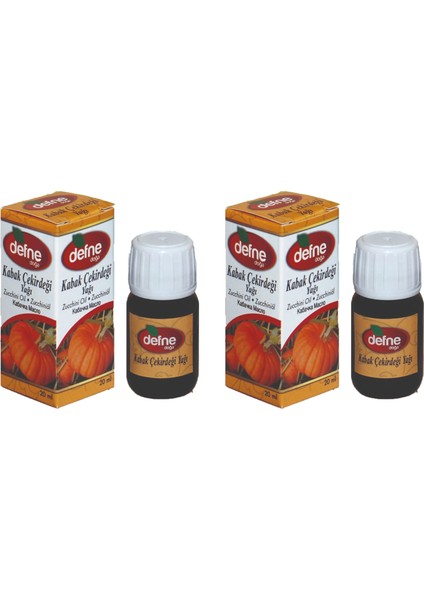 Kabak Çekirdeği Yağı 20 ml 2'li