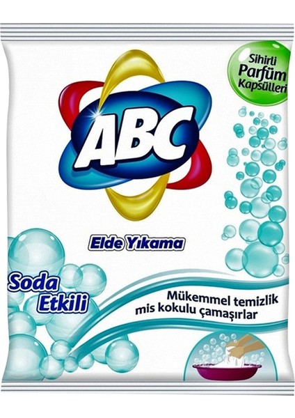 Elde Yıkama Toz Çamaşır Deterjanı Soda Etkili 6 x 600 gr