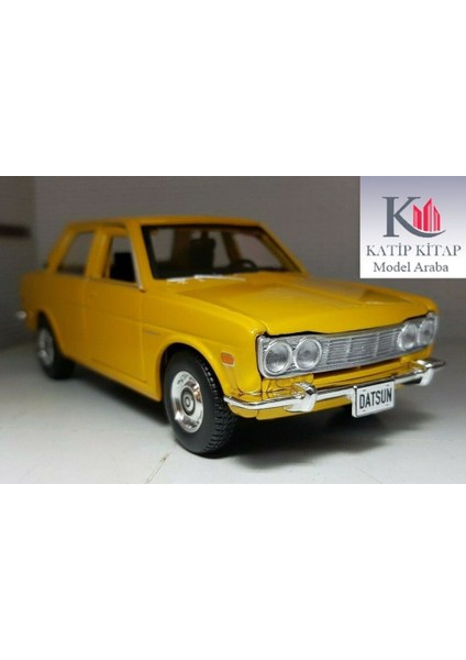 1971 Datsun 510 1:24 Sarı Model Araba modelleri